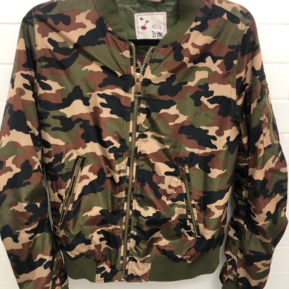 Camo bomber jacket - Picture 3 of 5